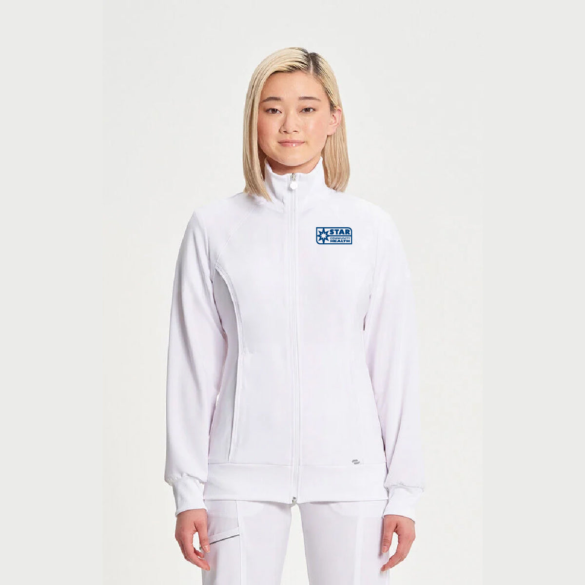 Cherokee Women's Zip Front Warm Up Scrub Jacket - CK-2391A