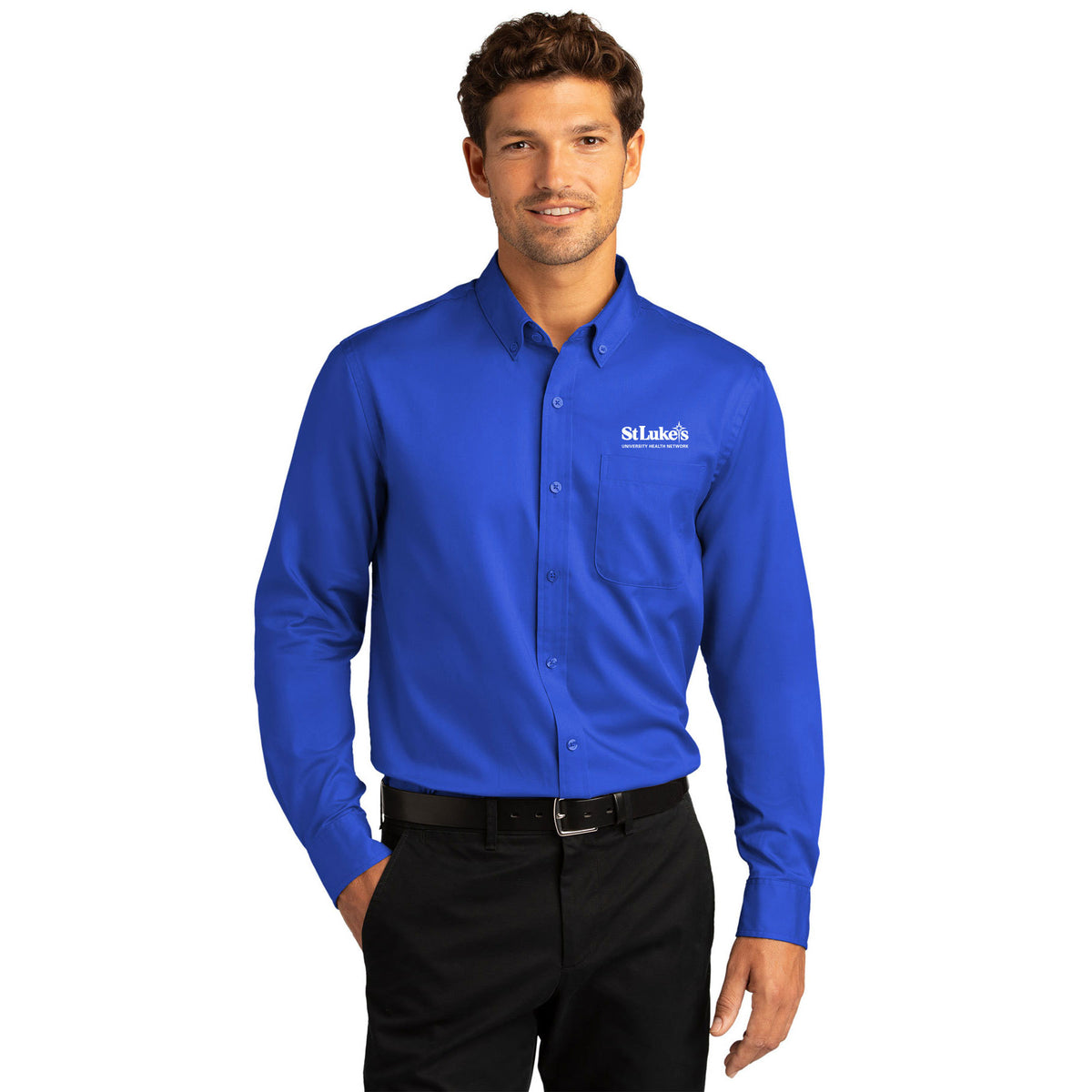 Port Authority Long Sleeve SuperPro React Twill Shirt - W808