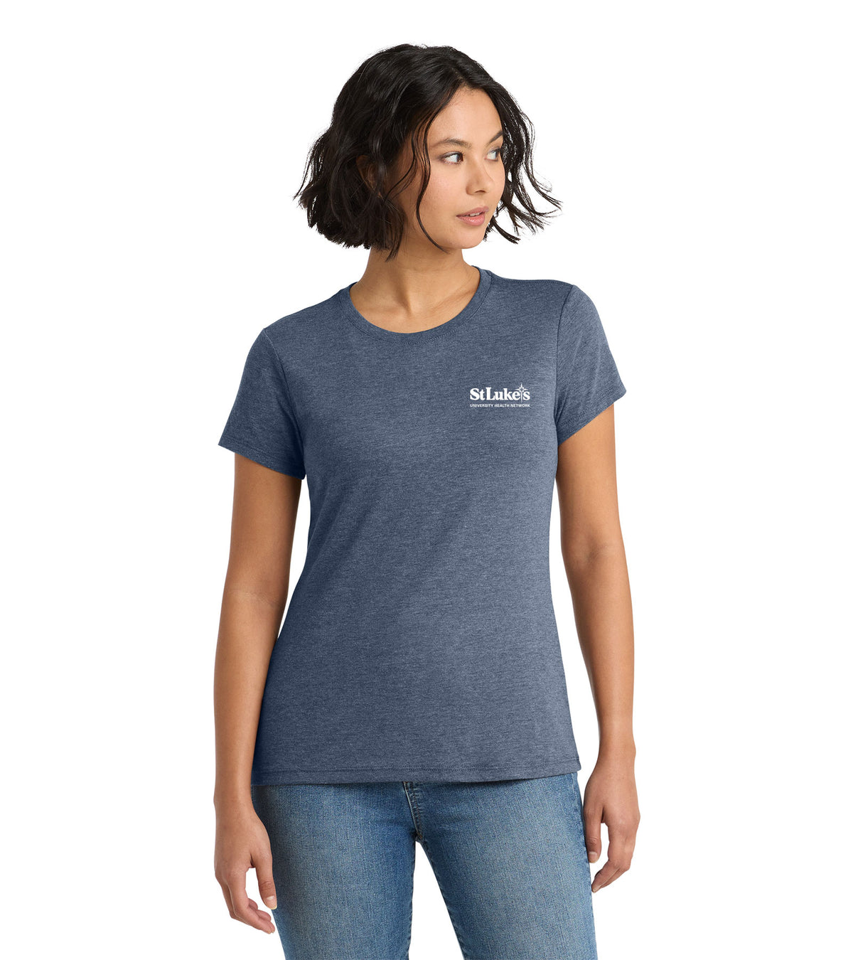 Casual Ladies District Perfect Tri Tee - DM130L - Forensic