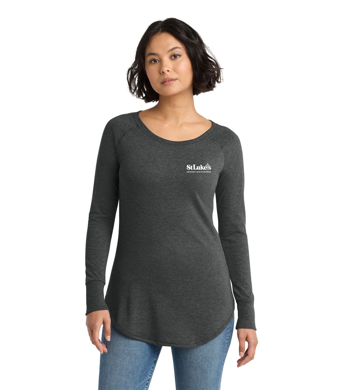 Casual Ladies District Perfect Tri Long Sleeve Tee - DT132L - Forensic