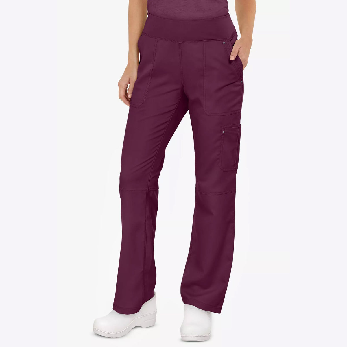 Healing Hands Purple Label Tori Women's 5-Pocket STRETCH Yoga Waist Straight Leg Scrub Pants - 9133