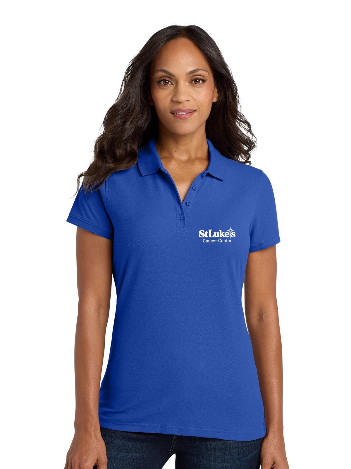 Ladies Port Authority Core Classic Pique Polo - L100 - Cancer Center