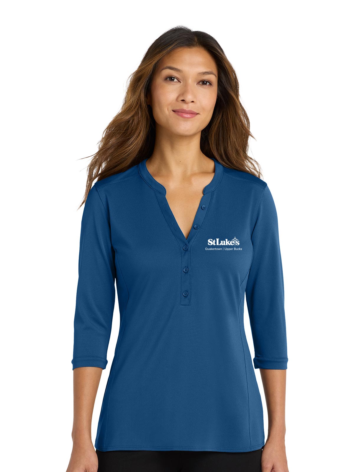 Port Authority Women's UV Choice Pique Henley - LK750 - Quakertown