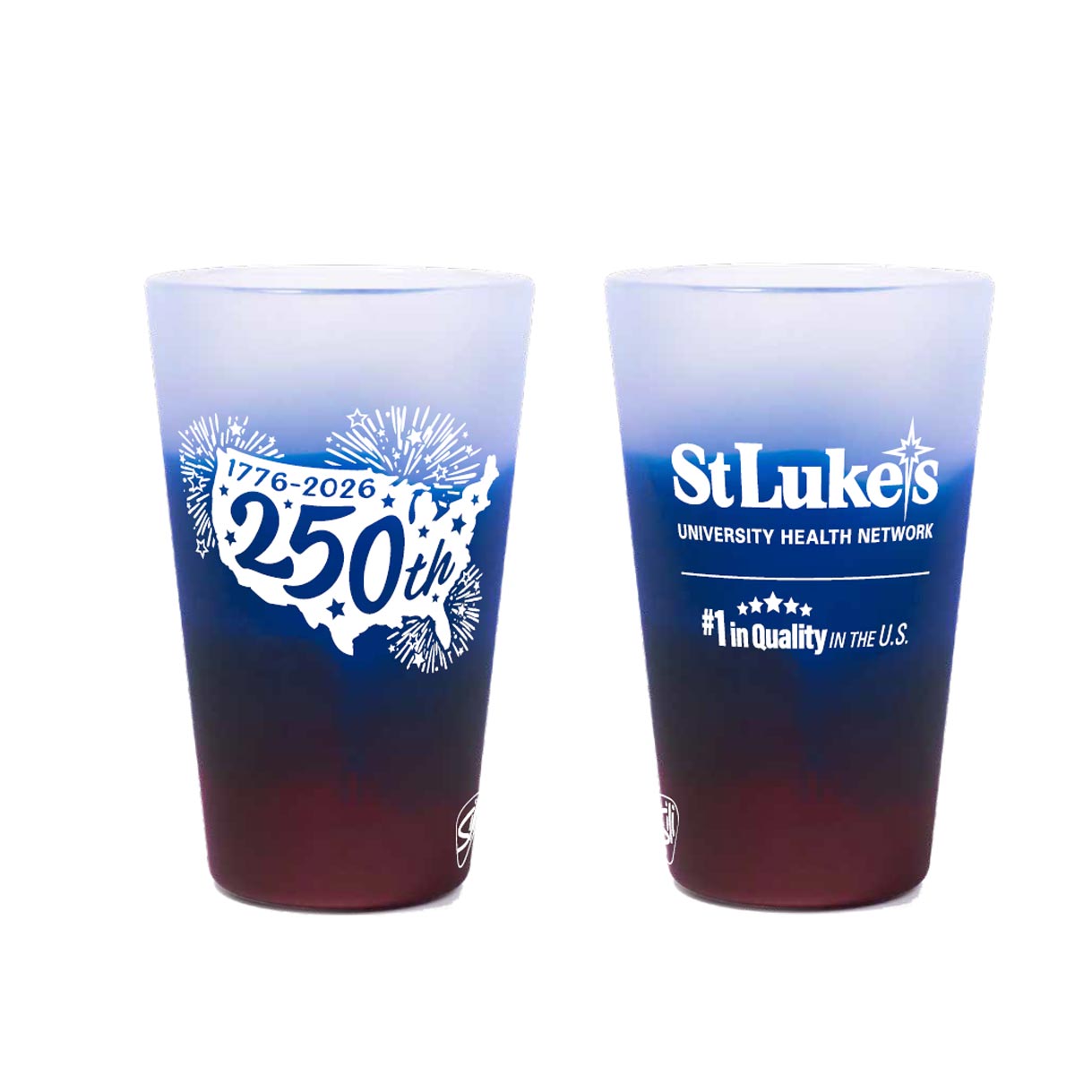 St. Luke's #1 In Quality / America 250 Silipint Cup