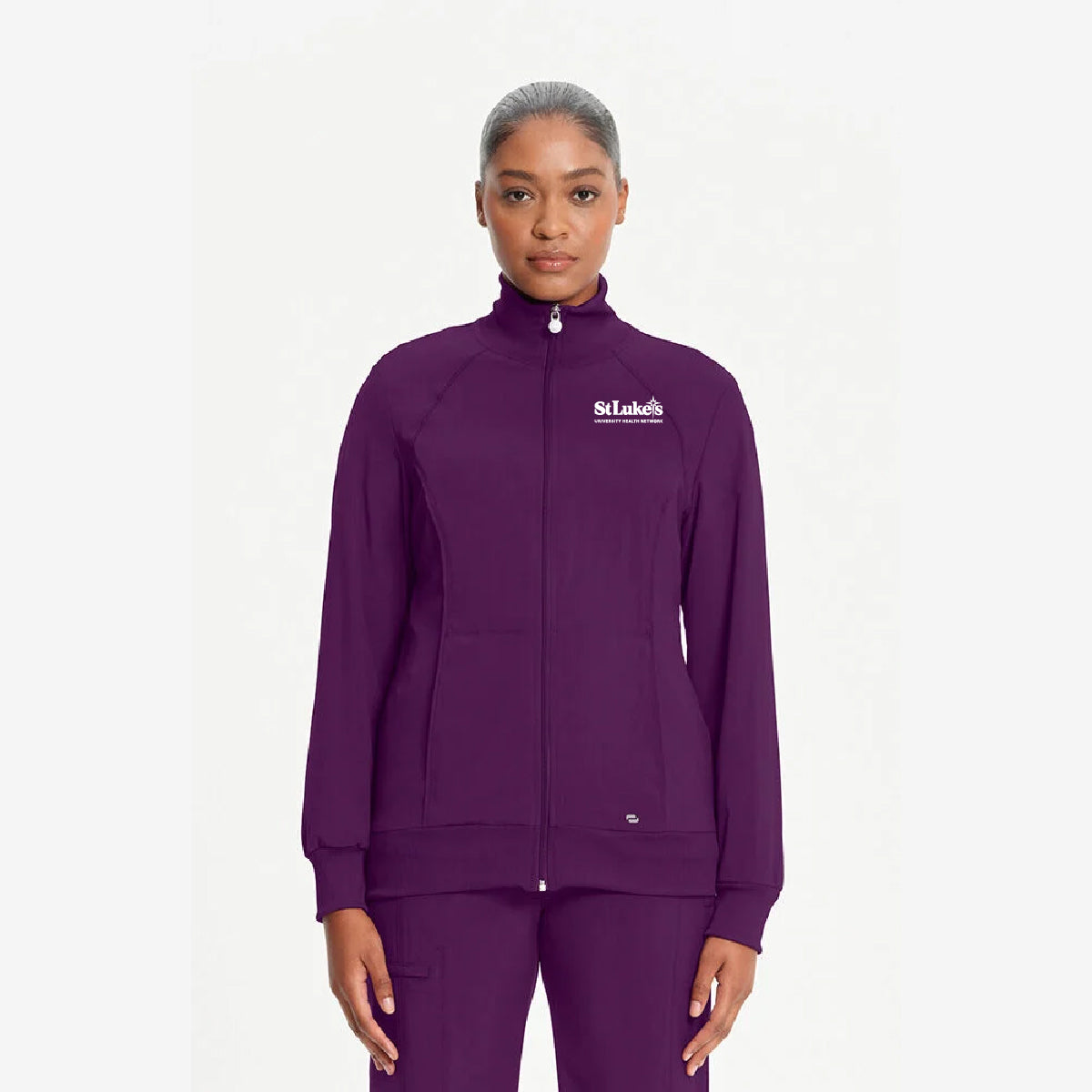 Cherokee Women's Zip Front Warm Up Scrub Jacket - CK-2391A