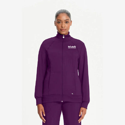 Cherokee Women's Zip Front Warm Up Scrub Jacket - CK-2391A