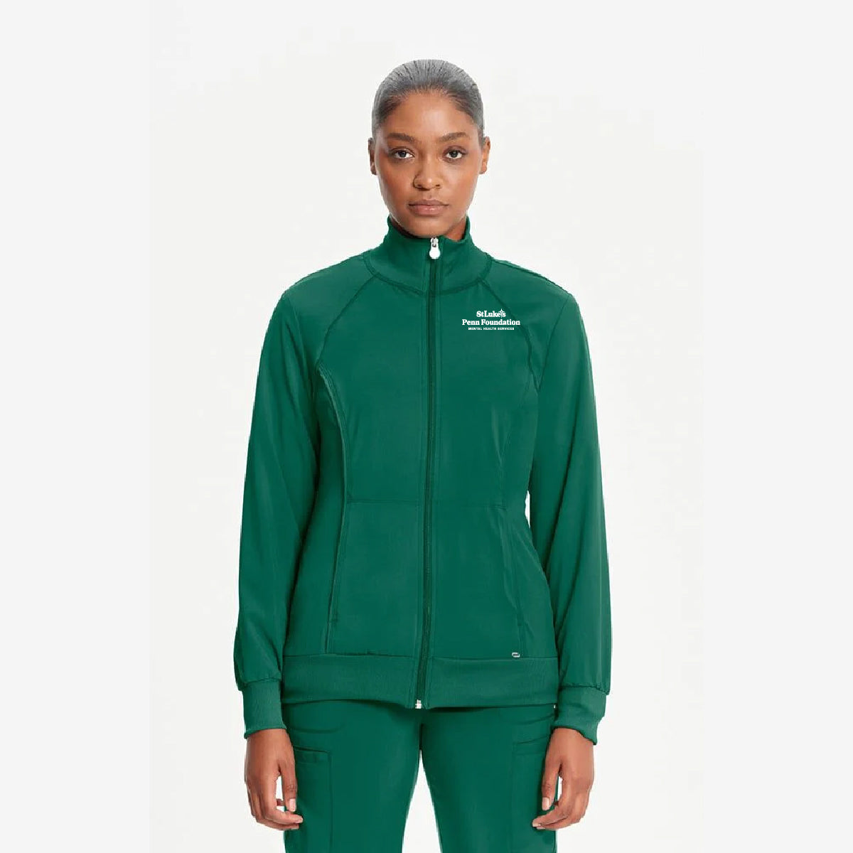 Cherokee Women's Zip Front Warm Up Scrub Jacket - CK-2391A