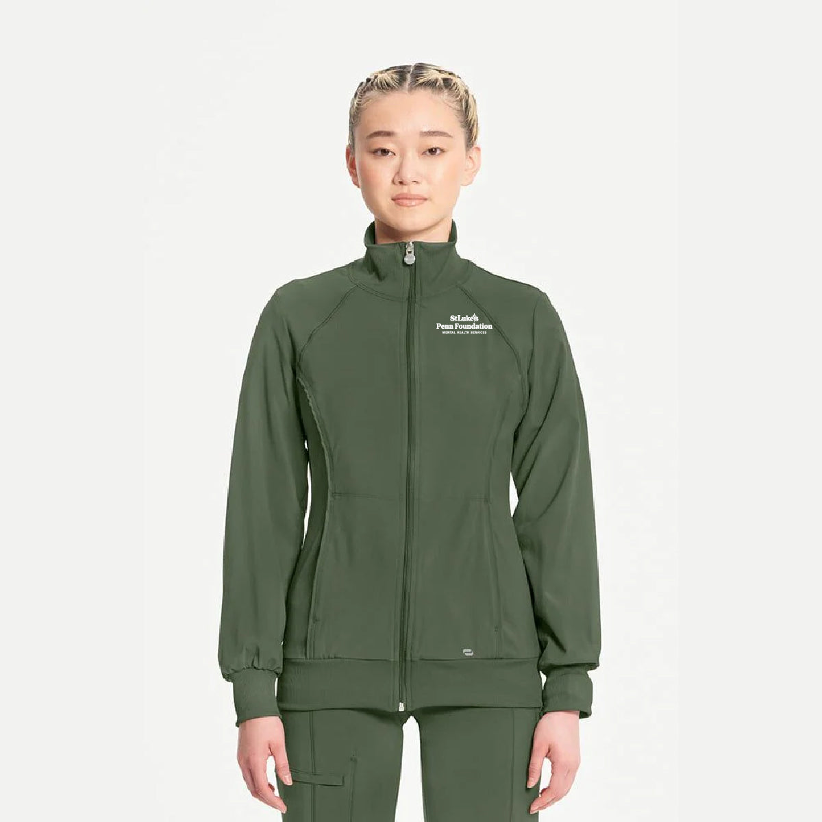 Cherokee Women's Zip Front Warm Up Scrub Jacket - CK-2391A