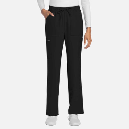 Cherokee Women's Mid Rise Drawstring Trouser Cargo Pant - CK272A - Regular