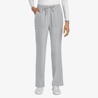 Cherokee Women's Mid Rise Drawstring Trouser Cargo Pant - CK272A - Regular