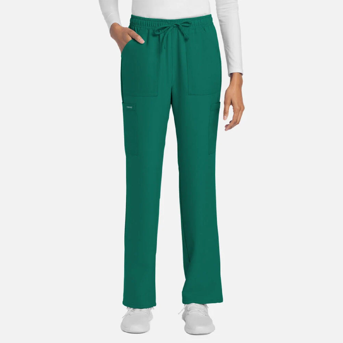 Cherokee Women's Mid Rise Drawstring Trouser Cargo Pant - CK272A - Regular