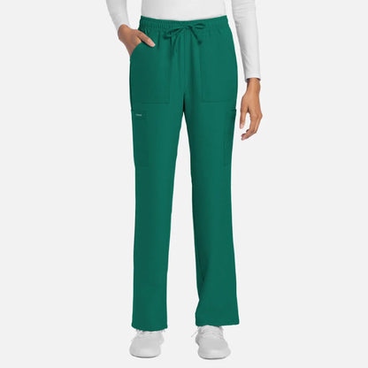 Cherokee Women's Mid Rise Drawstring Trouser Cargo Pant - CK272A - Regular