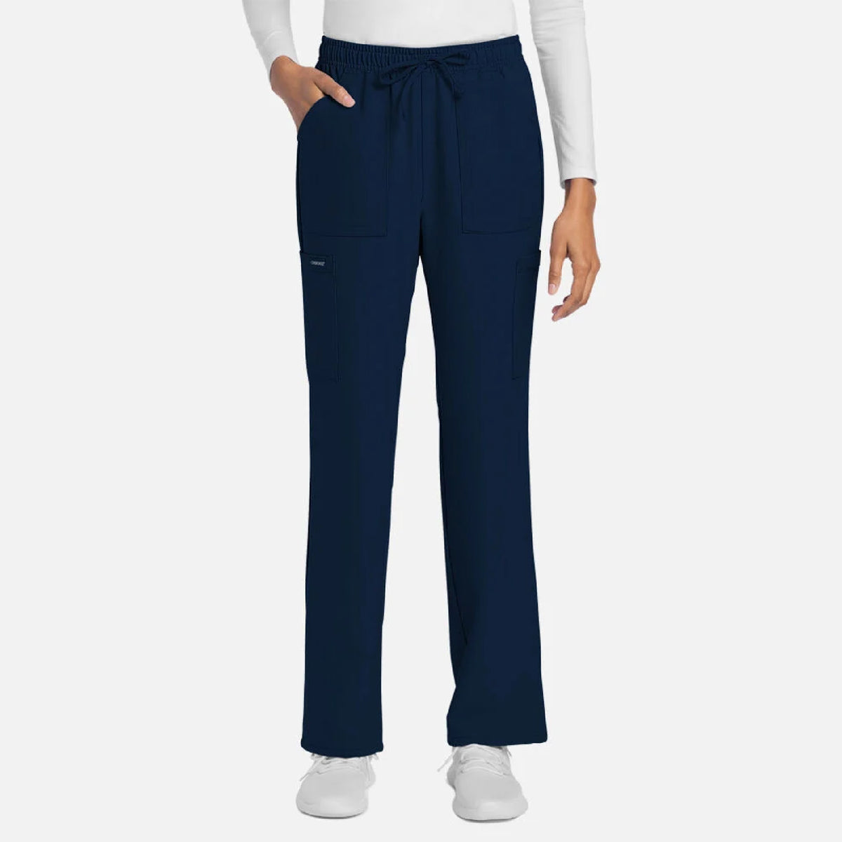 Cherokee Women's Mid Rise Drawstring Trouser Cargo Pant - CK272A - Regular