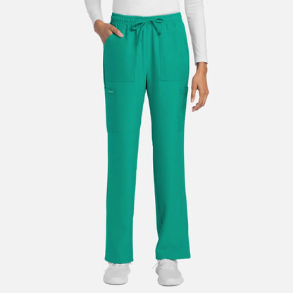 Cherokee Women's Mid Rise Drawstring Trouser Cargo Pant - CK272A - Regular