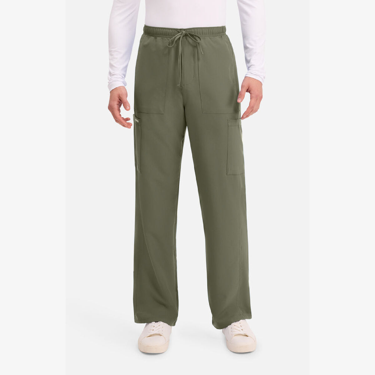 Cherokee Men's Mid-Rise Zip Fly Straight Leg Pant - CK279A