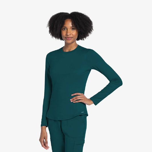 Cherokee Women's Long Sleeve Underscrub Knit Tee (No Logo) - CK773