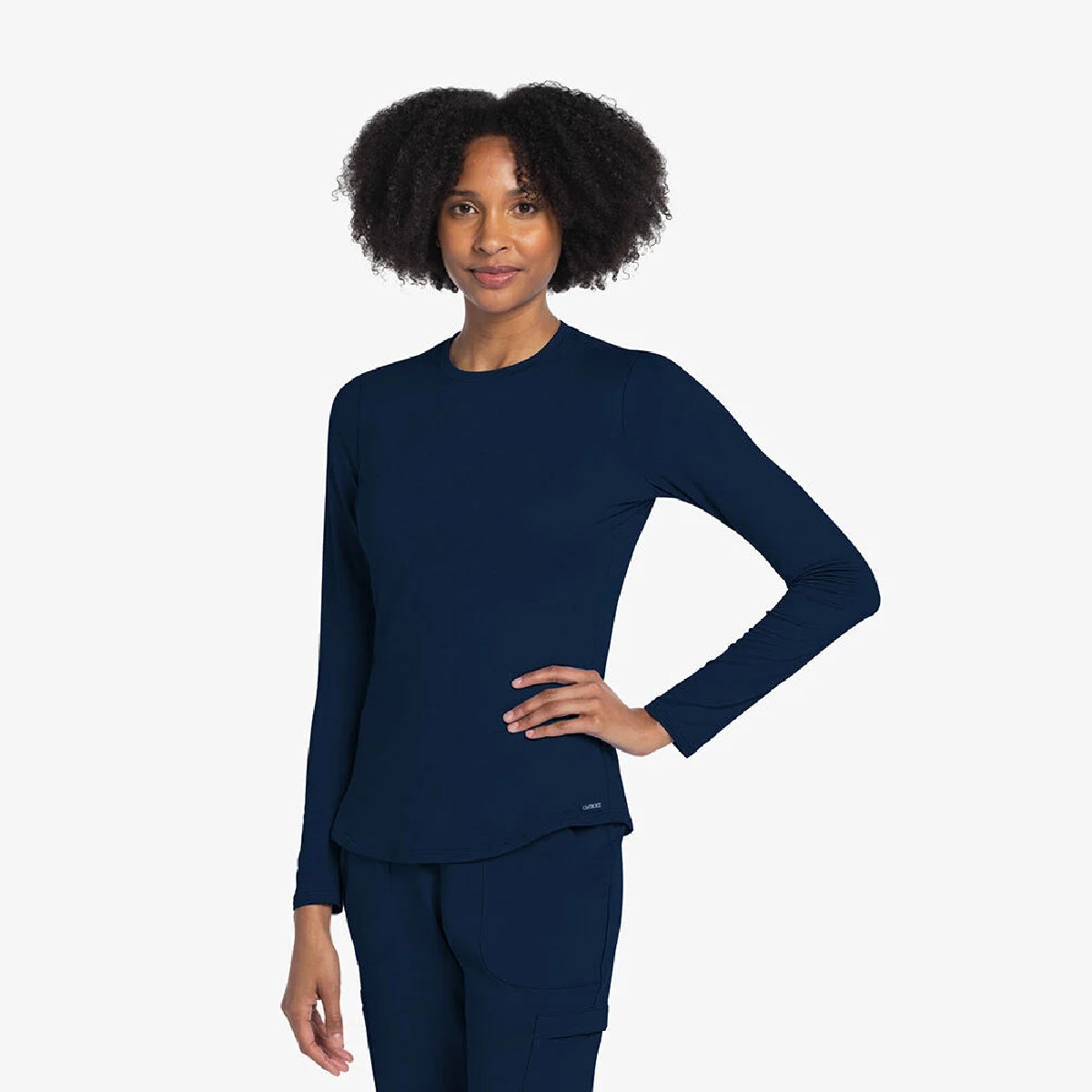 Cherokee Women's Long Sleeve Underscrub Knit Tee (No Logo) - CK773
