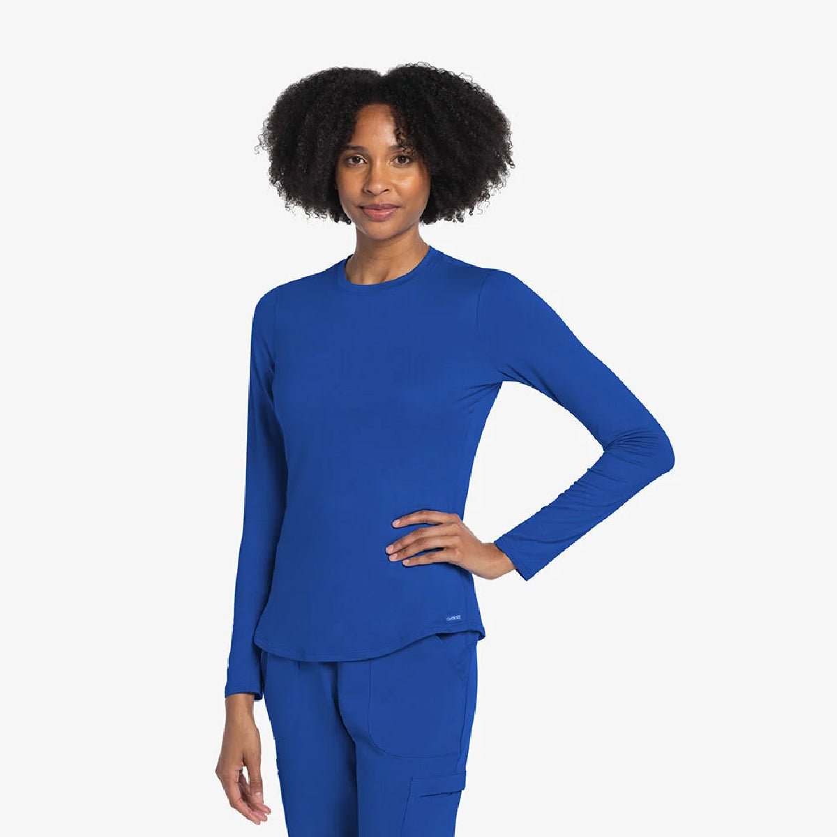 Cherokee Women's Long Sleeve Underscrub Knit Tee (No Logo) - CK773