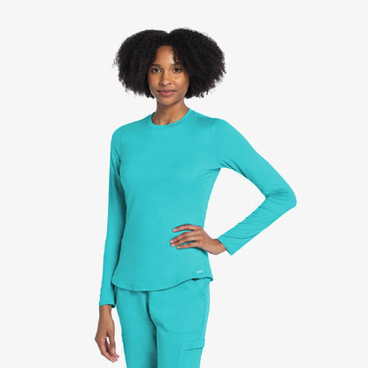 Cherokee Women's Long Sleeve Underscrub Knit Tee (No Logo) - CK773