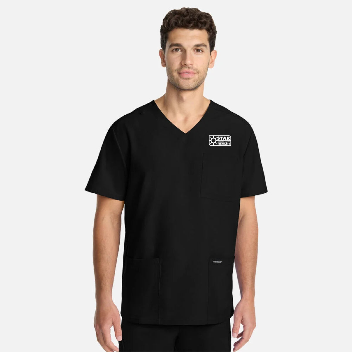 Cherokee Men's 3-Pocket V-Neck Top - CK783A