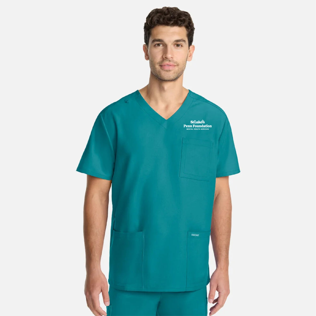 Cherokee Men's 3-Pocket V-Neck Top - CK783A