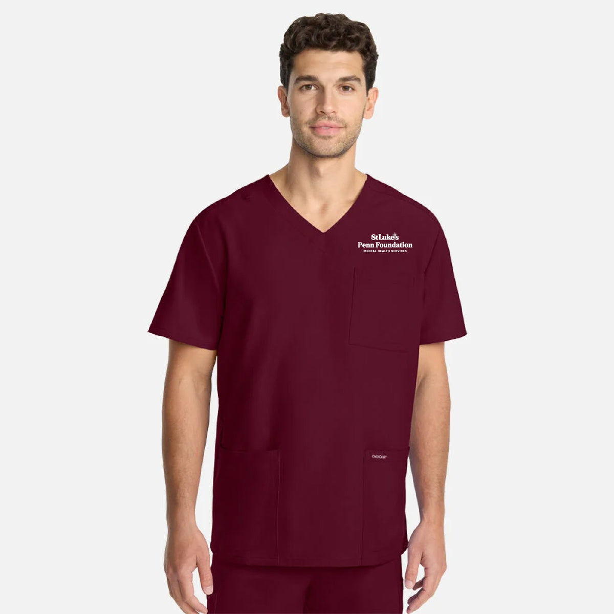 Cherokee Men's 3-Pocket V-Neck Top - CK783A