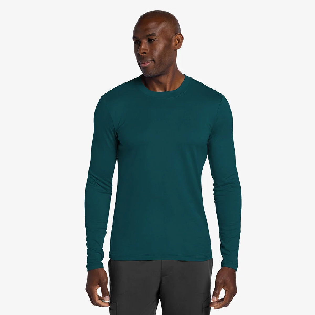 Cherokee Men's Long Sleeve Underscrub Knit Tee (No Logo) - CK807