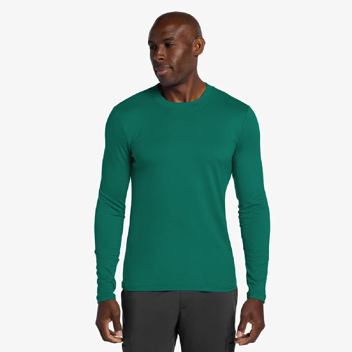 Cherokee Men's Long Sleeve Underscrub Knit Tee (No Logo) - CK807