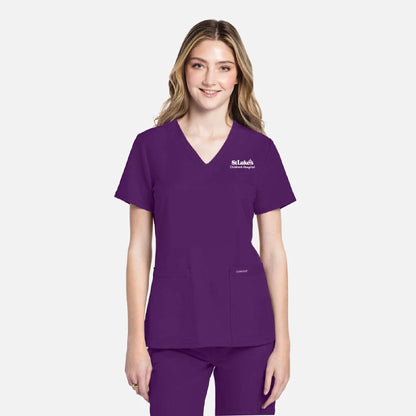 Cherokee Women's Rounded V-Neck Scrub Top - CK953A