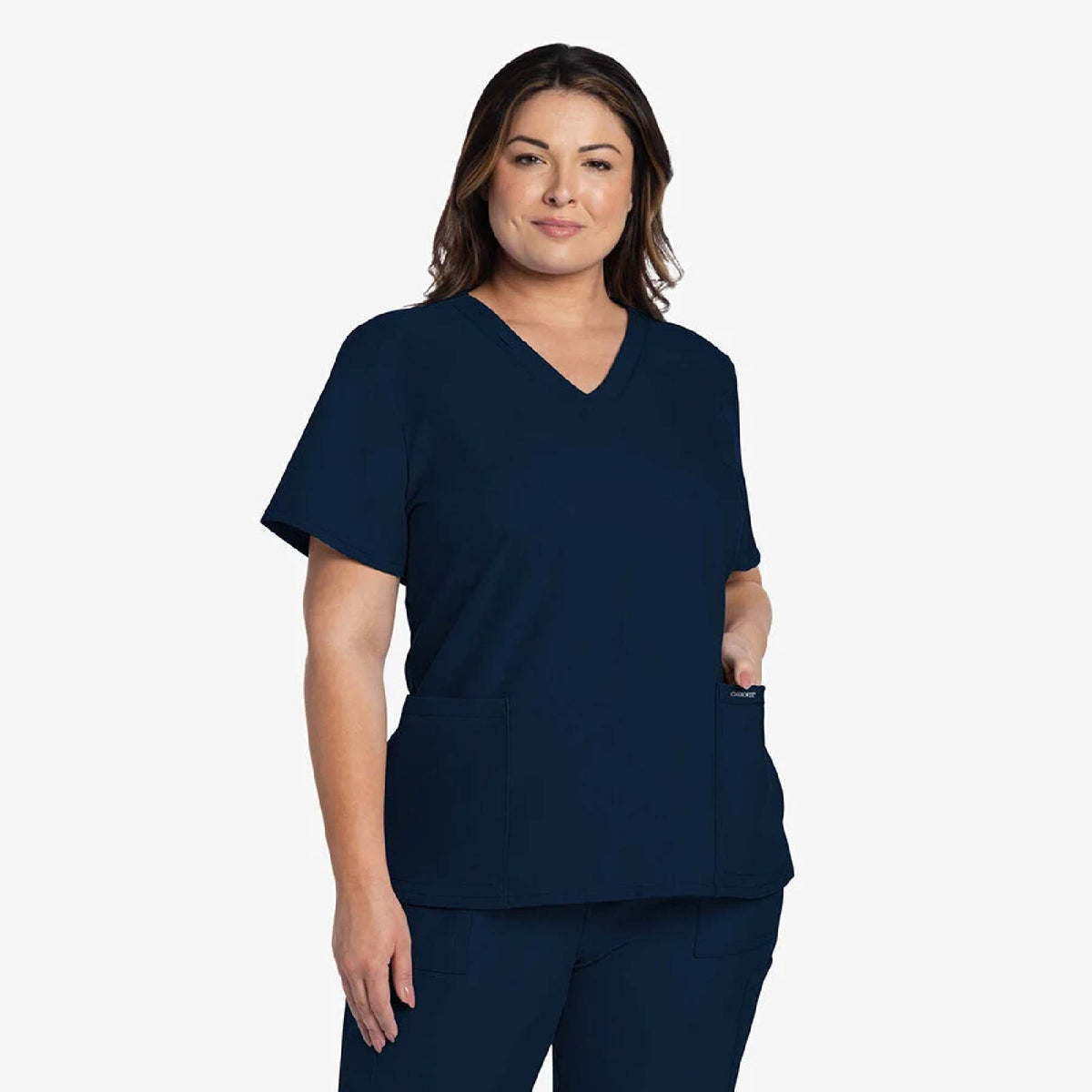 Cherokee Women's Rounded V-Neck Scrub Top - CK953A