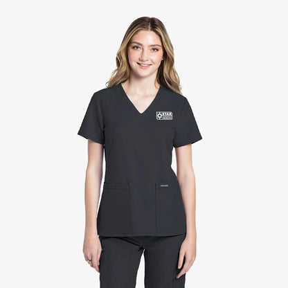 Cherokee Women's Rounded V-Neck Scrub Top - CK953A