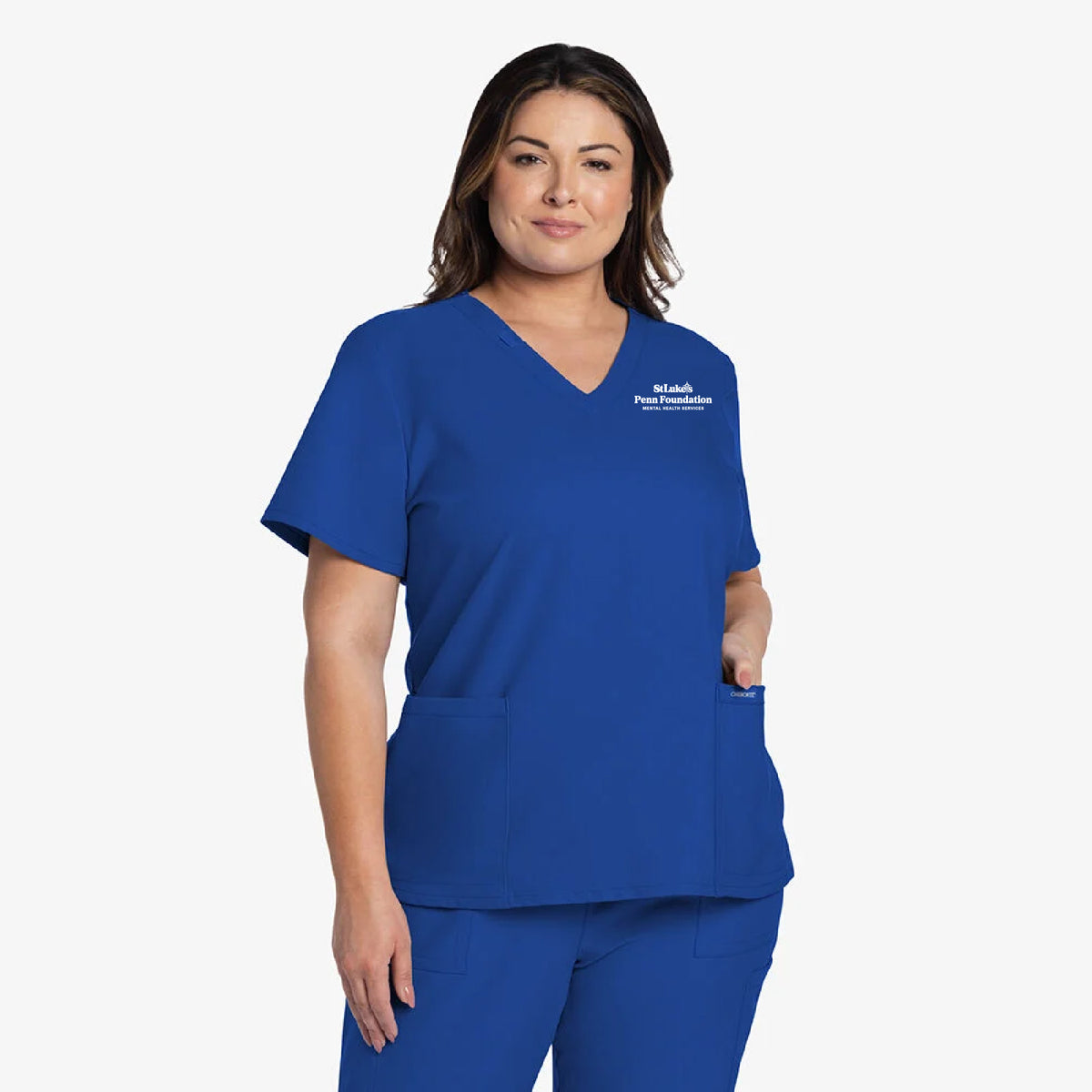 Cherokee Women's Rounded V-Neck Scrub Top - CK953A