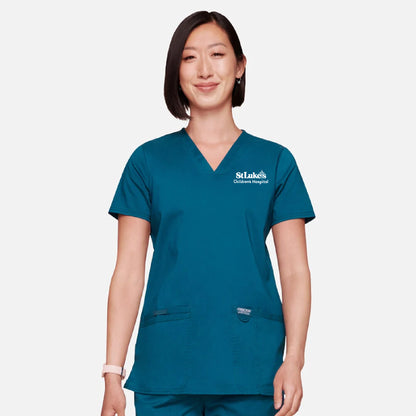 Cherokee Women's 3-Pocket V-Neck Stretch Scrub Top - WW620