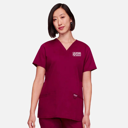 Cherokee Women's 3-Pocket V-Neck Stretch Scrub Top - WW620