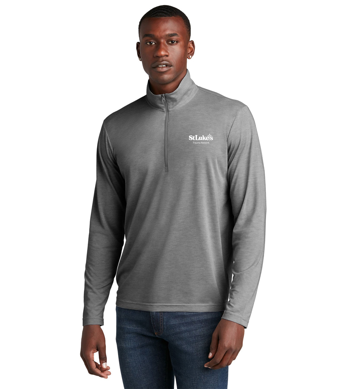 Men's Sport-Tek ® PosiCharge ® Tri-Blend Wicking 1/4-Zip Pullover - ST407 - Trauma