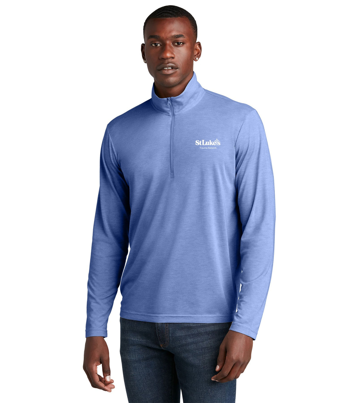 Men's Sport-Tek ® PosiCharge ® Tri-Blend Wicking 1/4-Zip Pullover - ST407 - Trauma