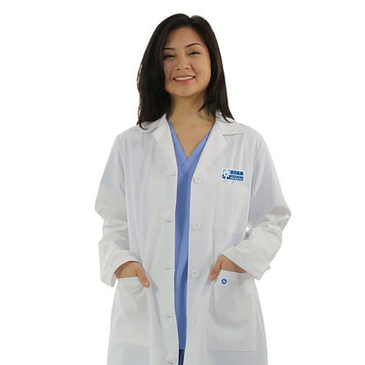 40” Ladies Antimicrobial Lab Coat - 411A