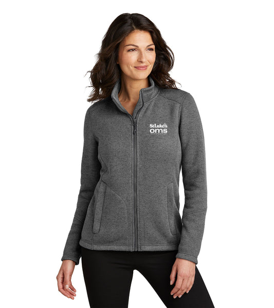 Port Authority Women's Arc Sweater Fleece Jacket - L428 - OMS