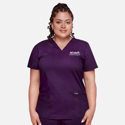 Cherokee Women's 3-Pocket V-Neck Stretch Scrub Top - WW620