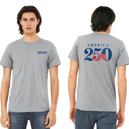 America 250th T-Shirts - BELLA+CANVAS Unisex Tri-blend Tee - BC3413