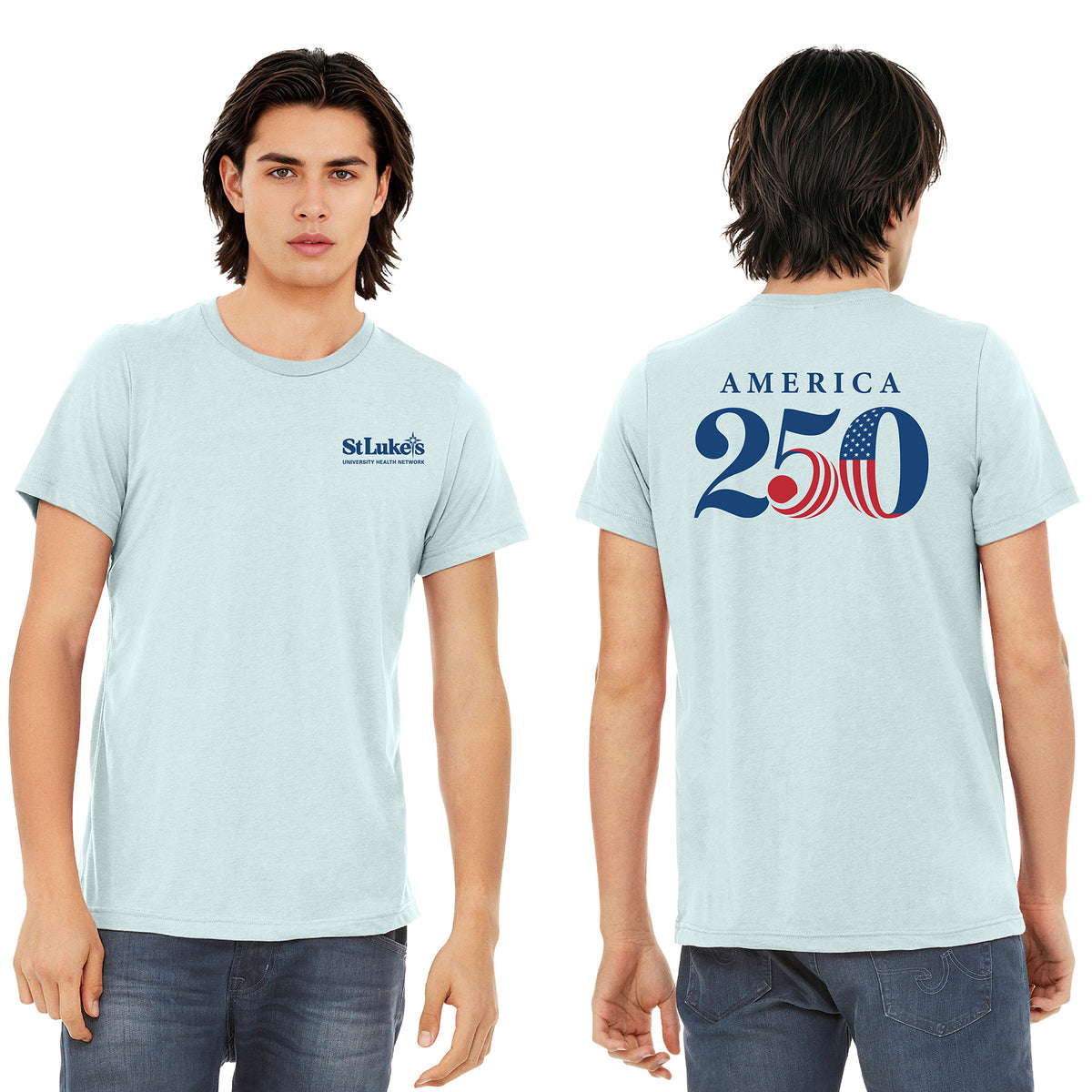 America 250th T-Shirts - BELLA+CANVAS Unisex Tri-blend Tee - BC3413