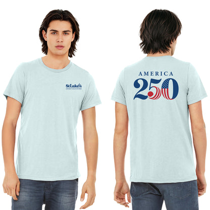 America 250th T-Shirts - BELLA+CANVAS Unisex Tri-blend Tee - BC3413