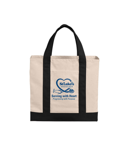 Port Authority Cotton Canvas Two-Tone Tote - BG429 - SLPG
