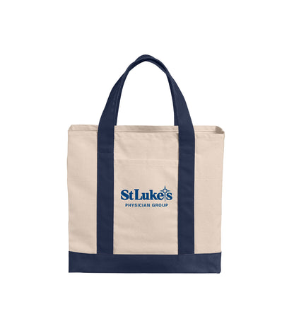 Port Authority Cotton Canvas Two-Tone Tote - BG429 - SLPG