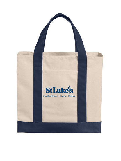 Port Authority Cotton Canvas Two-Tone Tote - BG429 - Quakertown