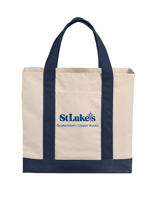 Port Authority Cotton Canvas Two-Tone Tote - BG429 - Quakertown