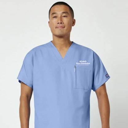 Unisex V-Neck 1-Pocket Scrub Top - CK-4777