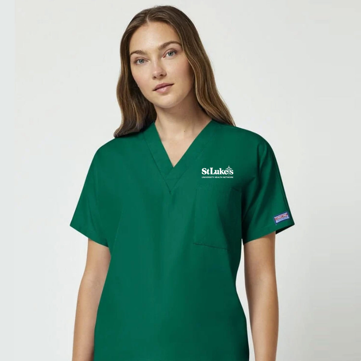 Unisex V-Neck 1-Pocket Scrub Top - CK-4777
