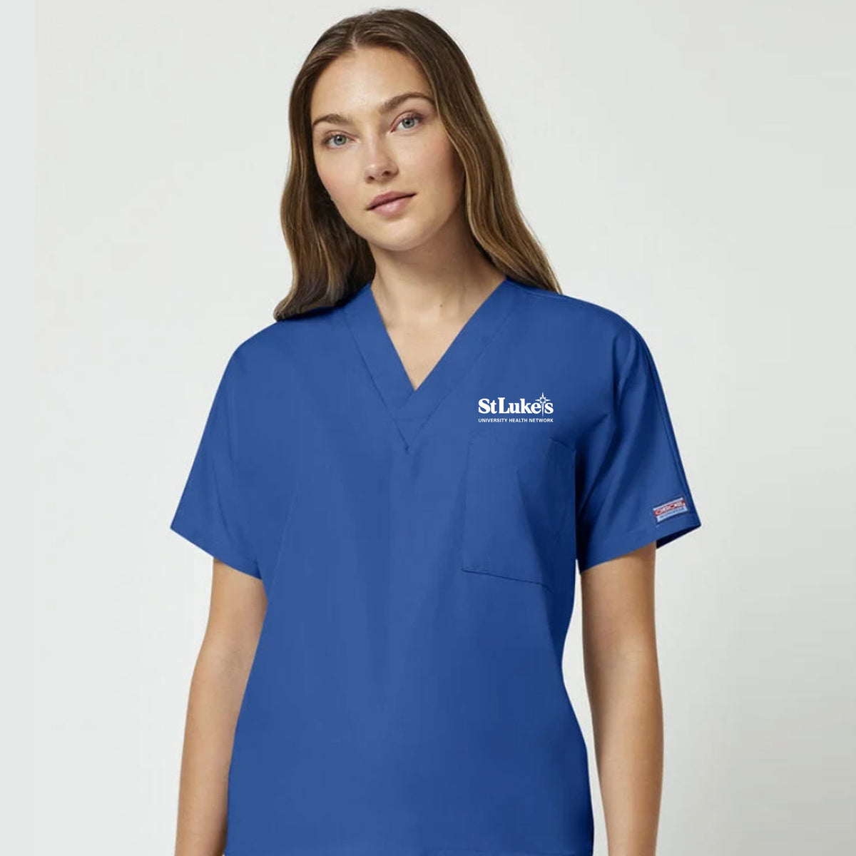Unisex V-Neck 1-Pocket Scrub Top - CK-4777