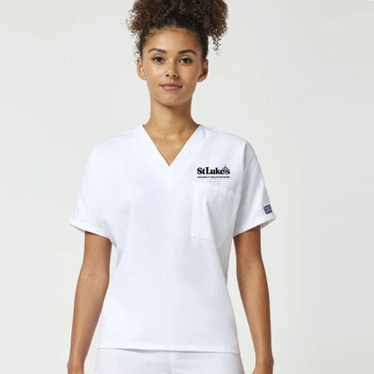 Unisex V-Neck 1-Pocket Scrub Top - CK-4777